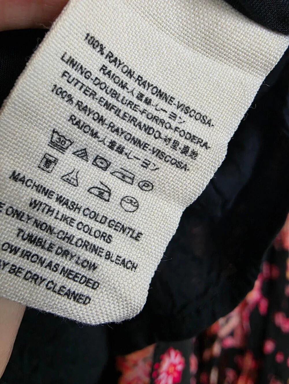 Free People Rayon Handkerchief Hem Skirt Medium